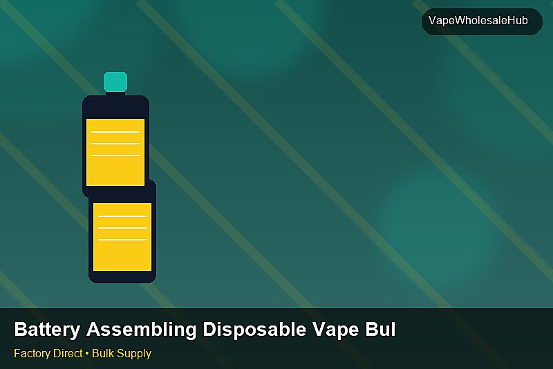 Battery Assembling Disposable Vape Bulk Supply — Battery Assembling Disposable Vape Bulk Supply: Production Capacity | 2026 Edition photo 1